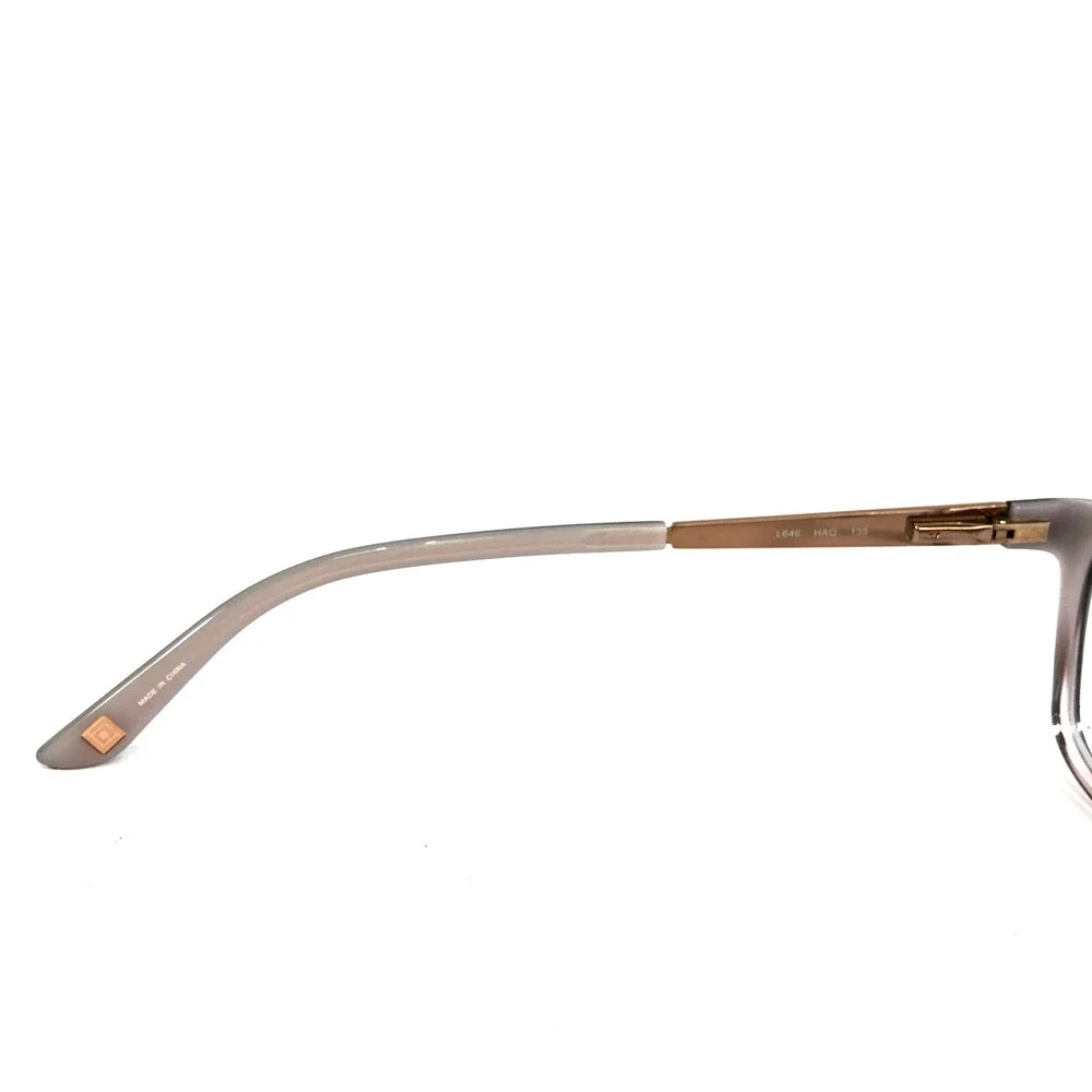 Liz Claiborne Eyeglasses Frames L646 HAQ Gray Gold Gradient Fade 52-15-135